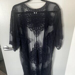 Mesh Lace Cover Up